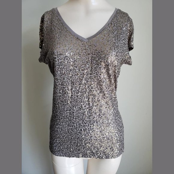 I.N.C International Concepts Sequin Top - Picture 2 of 7